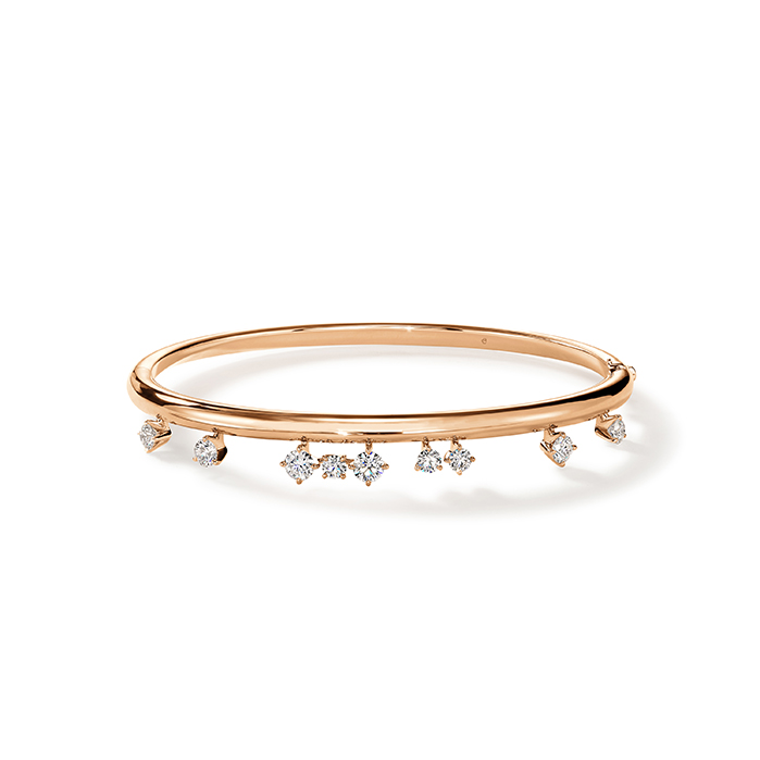 Barre Floating Diamond Bangle