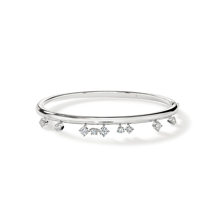 Barre Floating Diamond Bangle